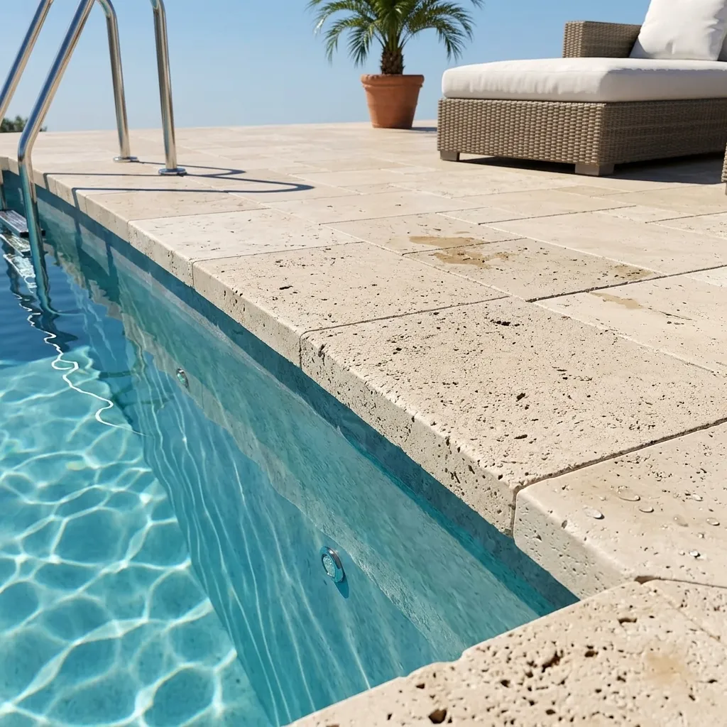 travertine bulnose tile
